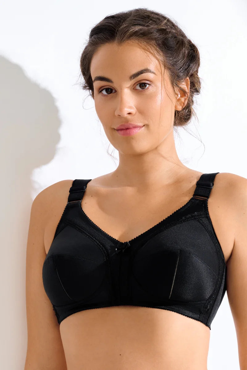 Lisca - Mirelas Wireless Bra F Cup Black