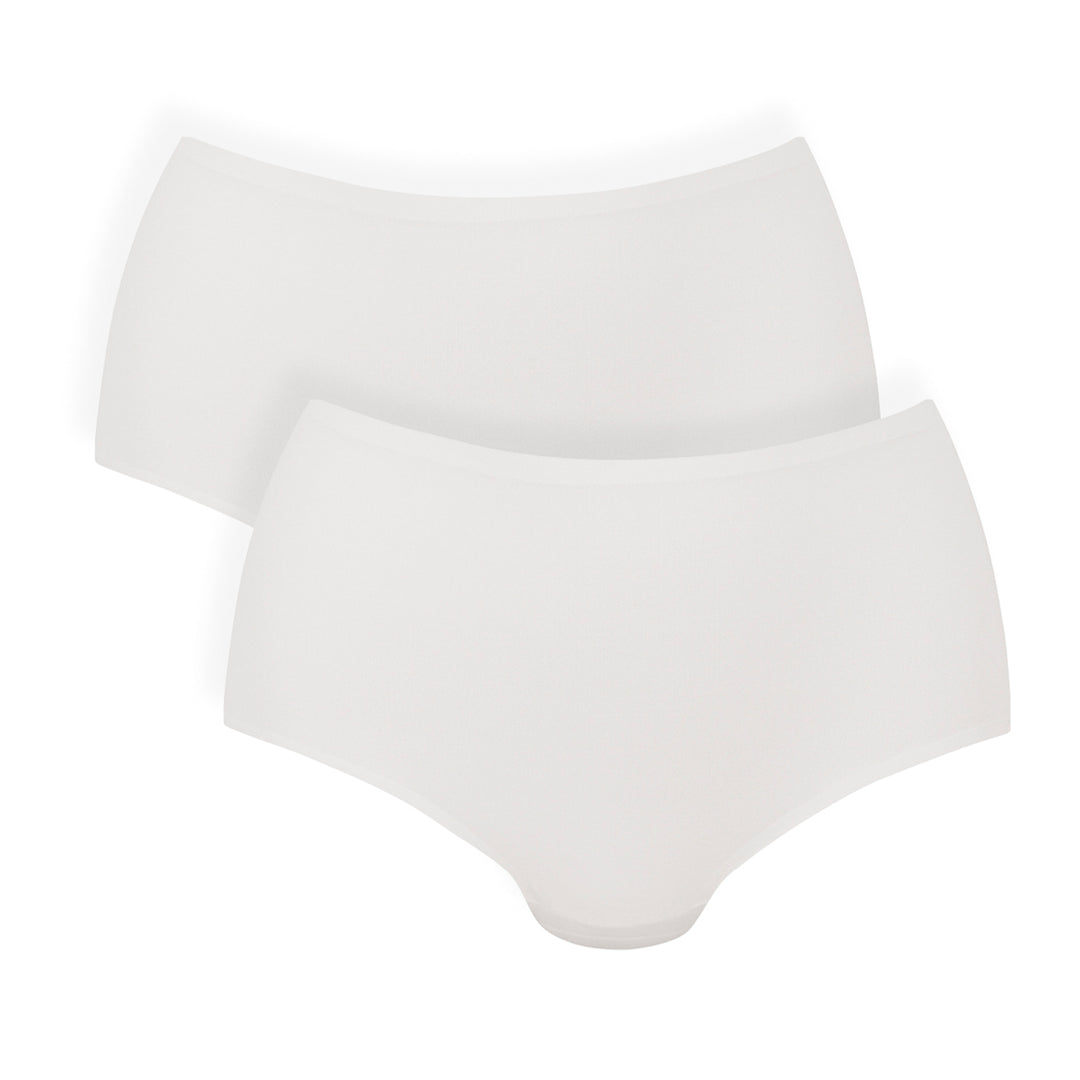 Anita - Essential High Waist+ 2 Pack White