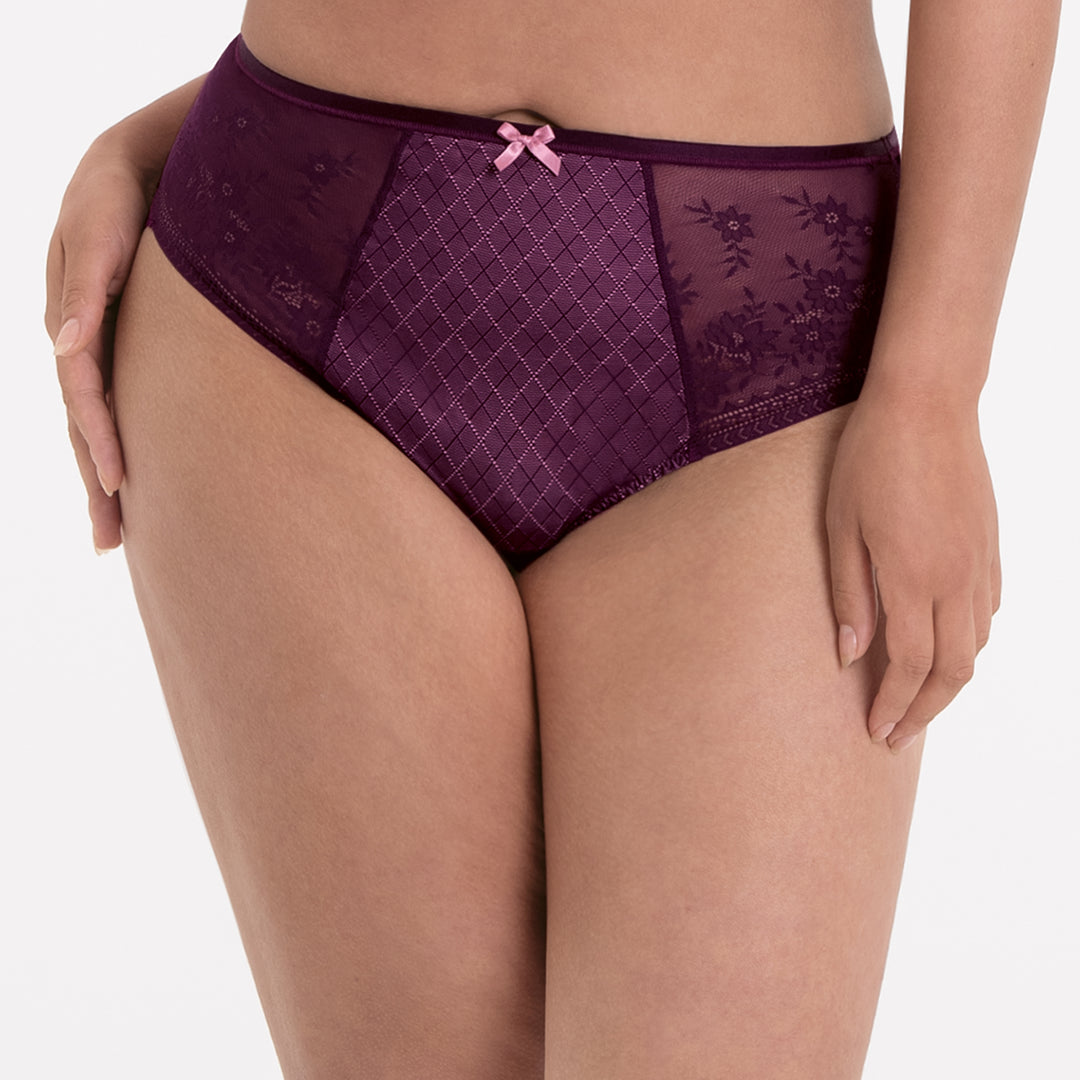 Rosa Faia - Rosemary High Waist Briefs+ Purple