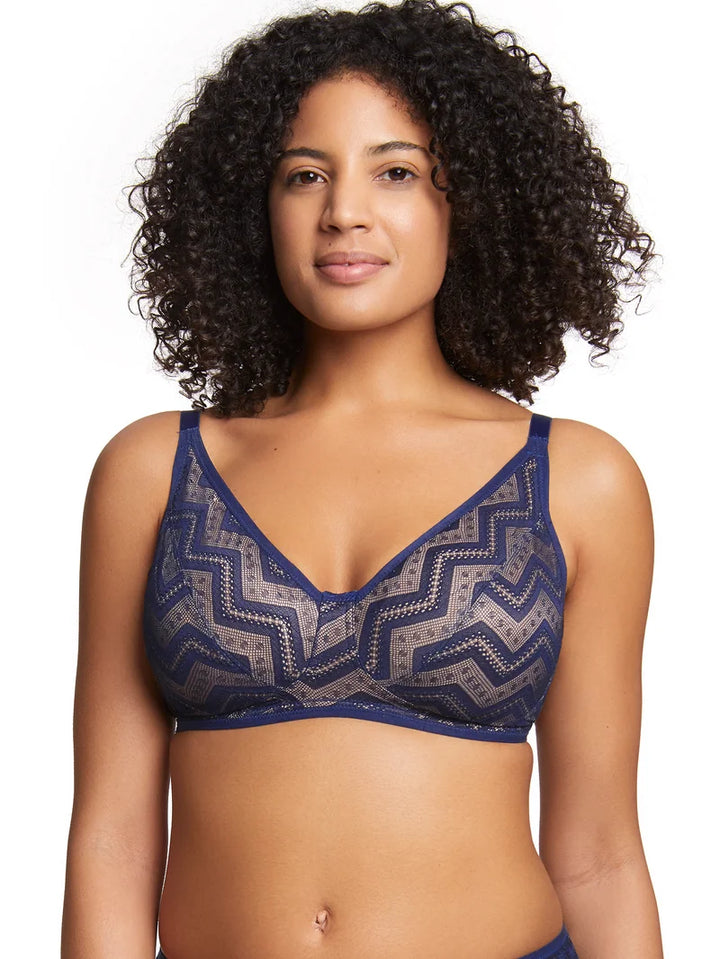 Royce - Zahra Non-Padded Pocketed Bra Navy