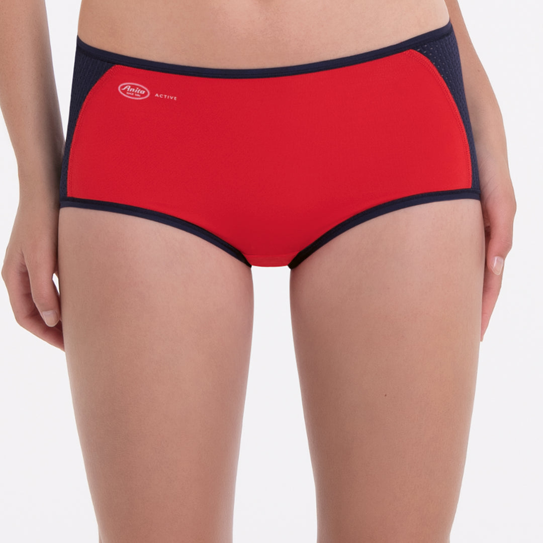 Anita Active - Sports Panty Red/Blue Iris