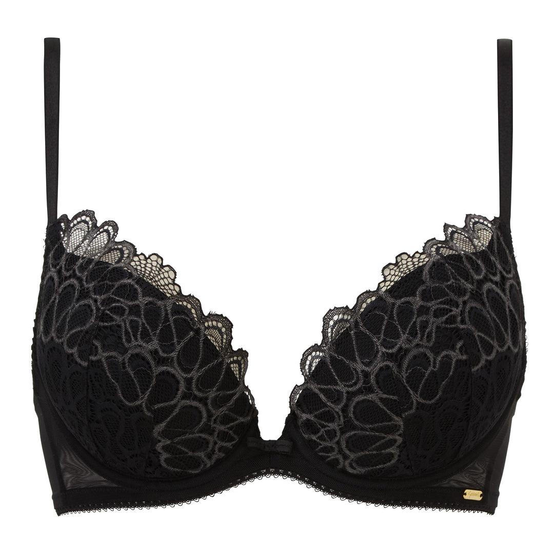 Gossard - Swirl Padded Plunge Bra Black