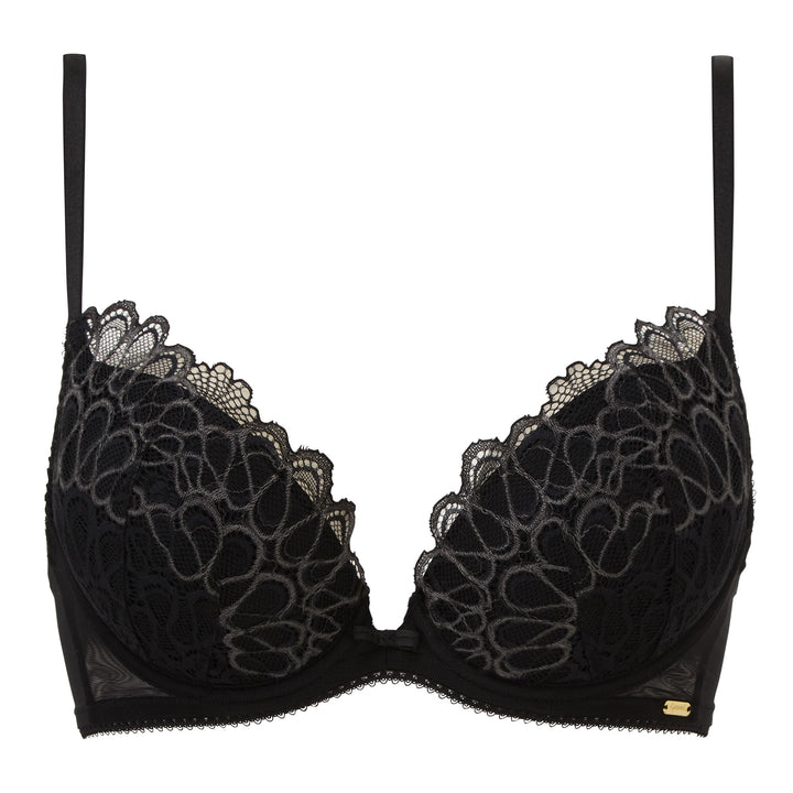 Gossard - Swirl Padded Plunge Bra Black