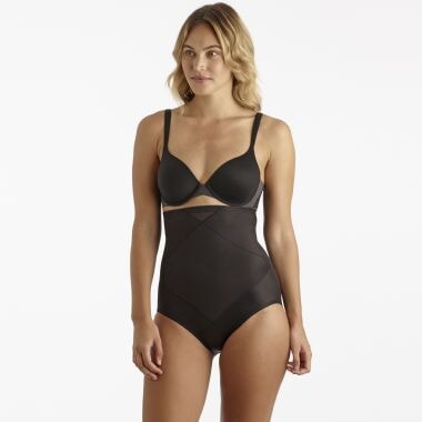 Miraclesuit Shapewear - Tummy Tuck Hi Waist Brief Black Shapewear High Brief Miraclesuit Shapewear