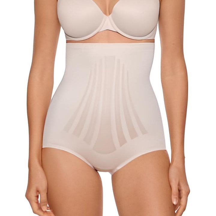Miraclesuit Shapewear - Modern Miracle Hi Waist Brief Warm Beige Shapewear High Brief Miraclesuit Shapewear