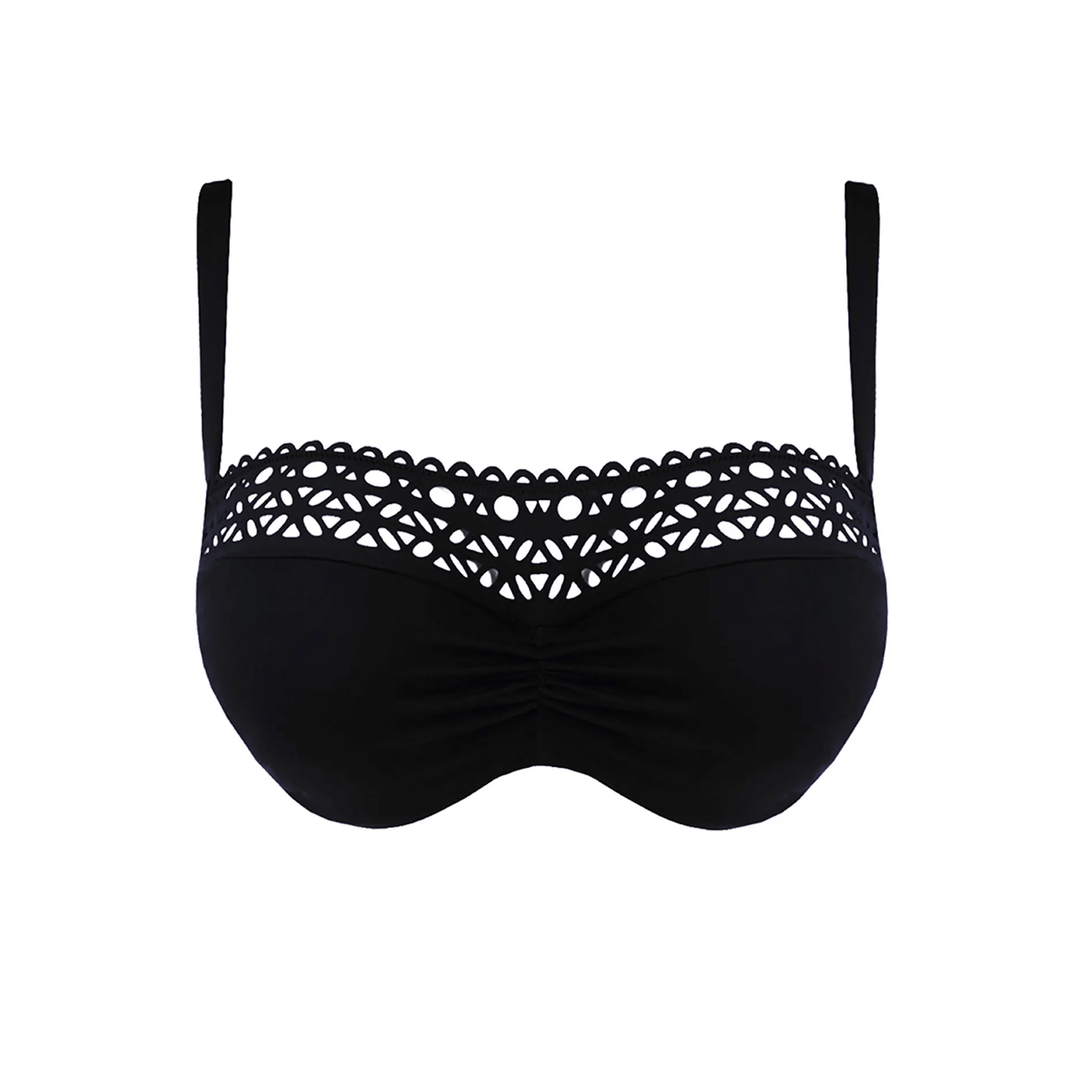 Lise Charmel Swimwear - Ajourage Couture Underwire Strapless Bikini Black