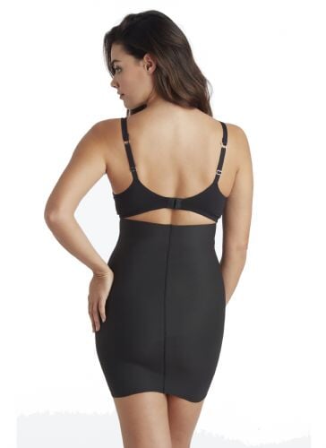 Cupid Shapewear - Sleek Essentials Hi Waist Slip Black Shapewear Slip Cupid Shapewear