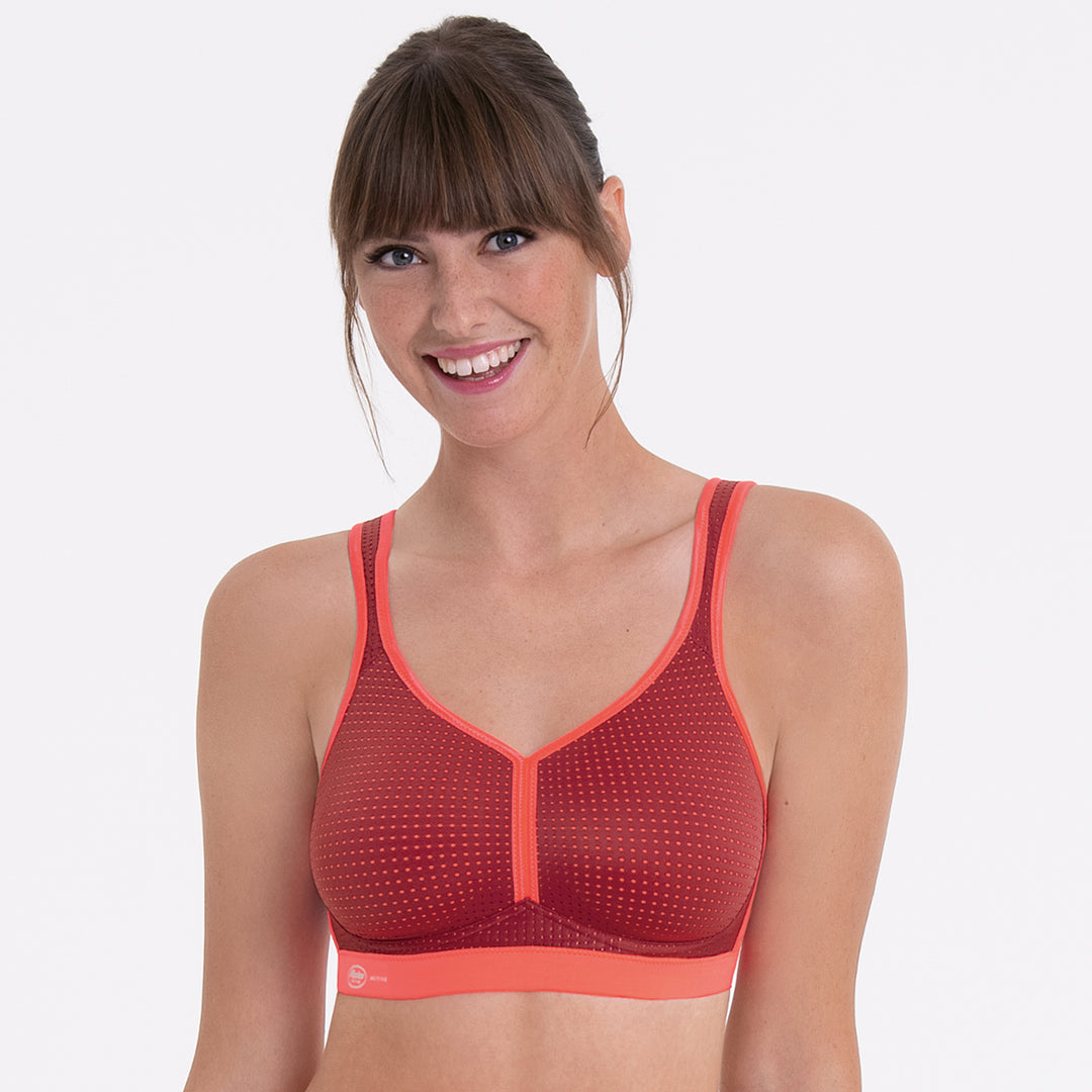 Anita Active - Performance Sports Bra Moulded Fire/Coral