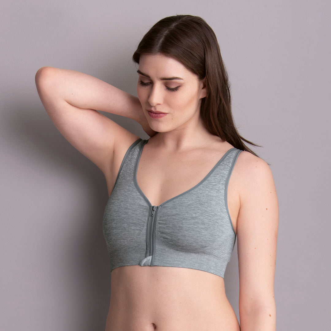 Anita Care - Lynn Post Mastectomy Bra Moulded Front Closure Grey Melange