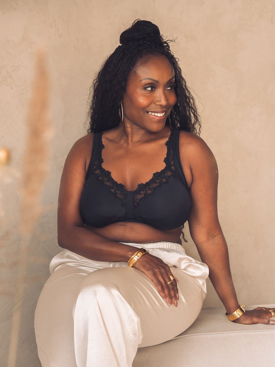 Royce - Robyn Full Cup Non-Padded Bra Black