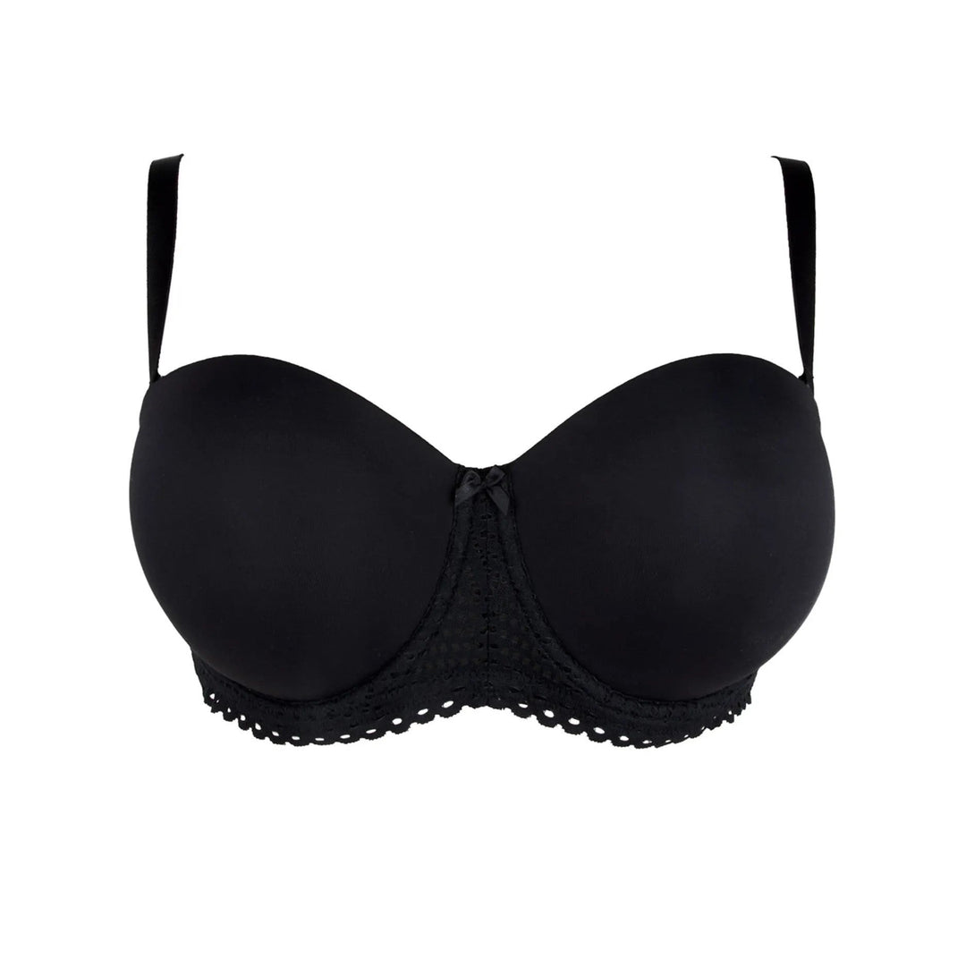 Antigel By Lise Charmel - Tressage Graphic Strapless Support Bra Tressage Noir
