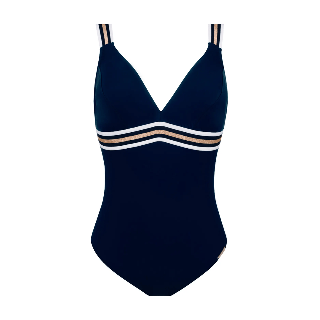 Lise Charmel Swimwear - Energie Nautique Non Wire Swimsuit Encre Nautique