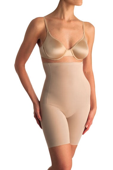 Naomi & Nicole Shapewear - Unbelievable Comfort Hi Waist Thigh Slimmer Warm Beige Shapewear Long Leg Naomi & Nicole Shapewear