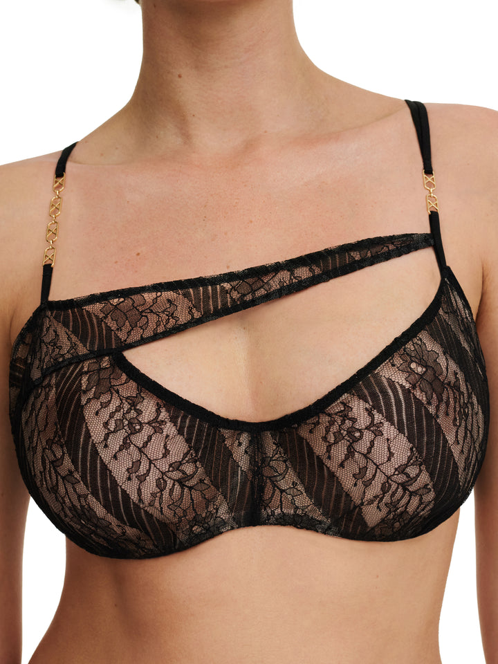 Chantelle - Slash Underwired Bra Black