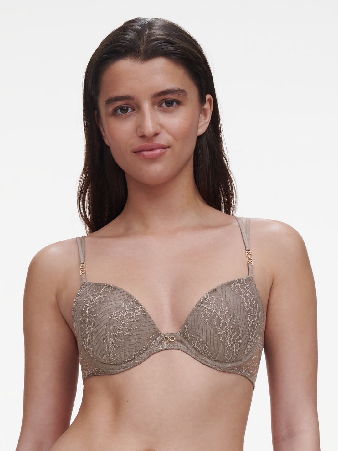 Chantelle - Slash Push Up Foam Bra Safari Grey