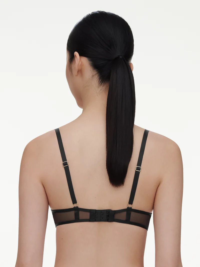 Chantelle - Genesis Plunge Foam Bra Glitter Black