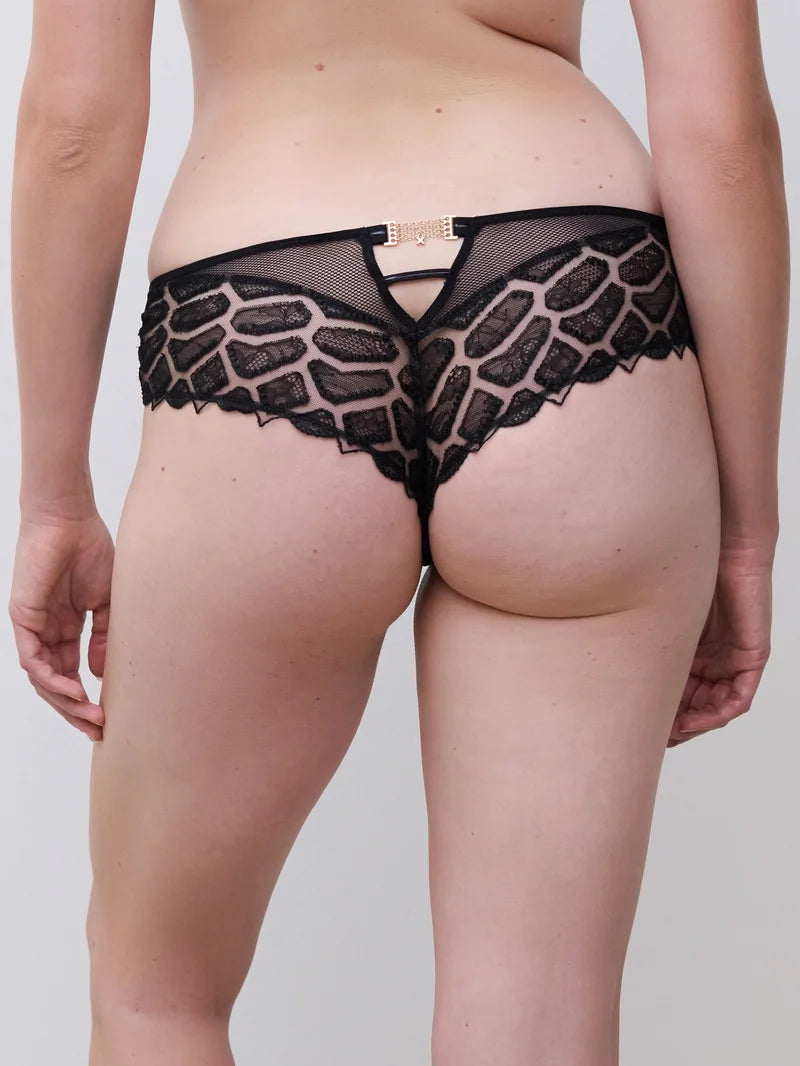 Chantelle - Reptilia Revealing Shorty Black