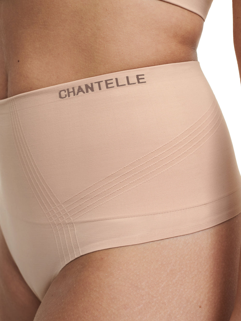 Chantelle Smooth Comfort Sculpting High-Waisted Thong - Sirocco Thong Chantelle
