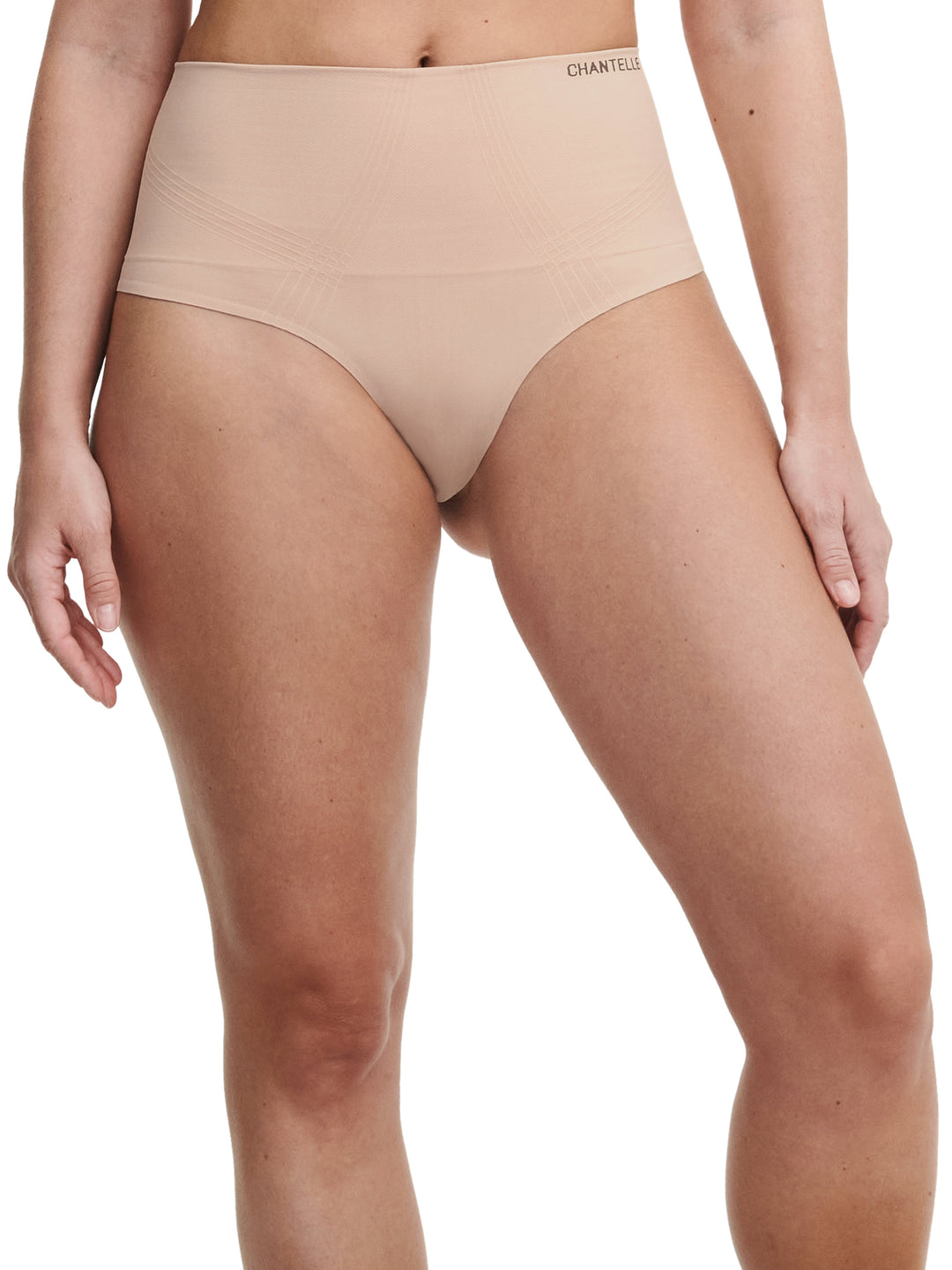 Chantelle Smooth Comfort Sculpting High-Waisted Thong - Sirocco Thong Chantelle