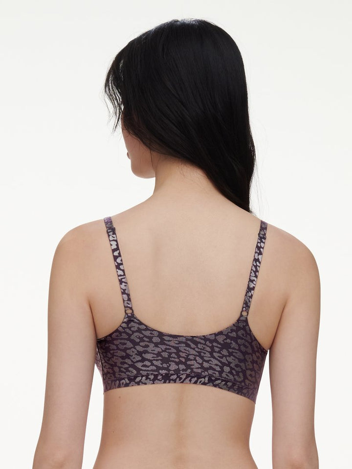 Chantelle - Softstretch Wirefree Tshirt Bralette Ink Shimmer Print