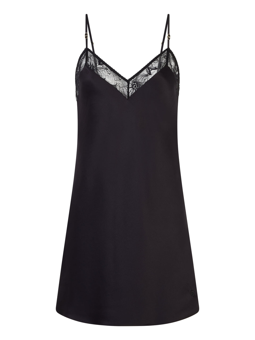 Chantelle - Orchids Nightdress Black Nighty Chantelle