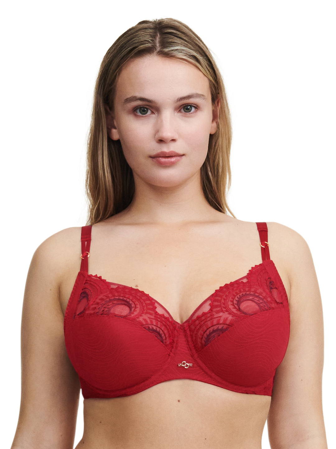 Chantelle - Mystic Dream Covering Underwired Bra Passion Red/Aubergine
