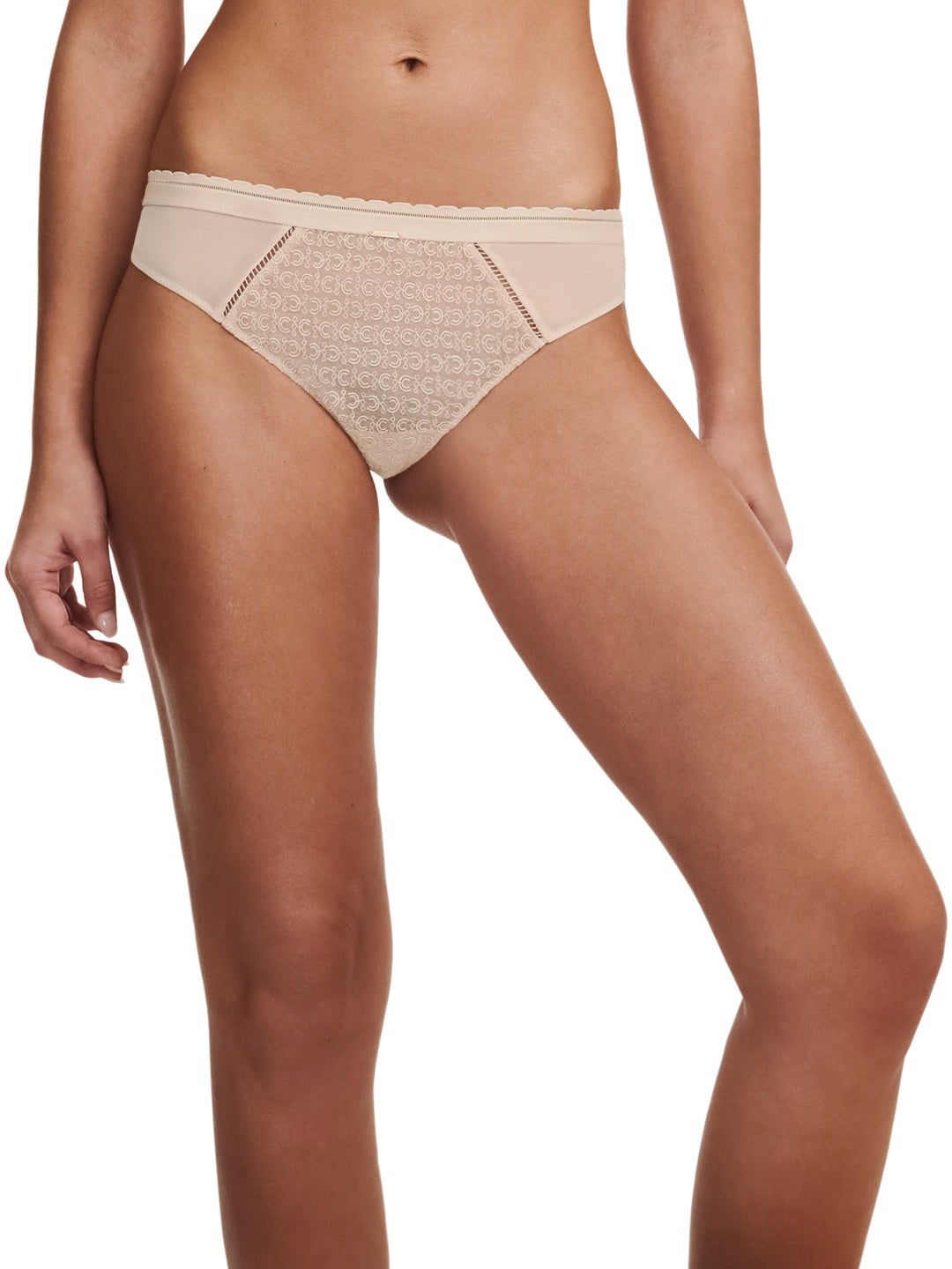 Chantelle - Monogram Revealing Brief Golden Beige