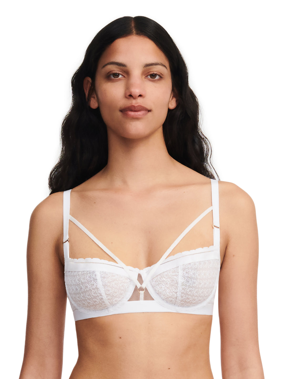 Chantelle - Monogram Half-Cup Balcony Bra White