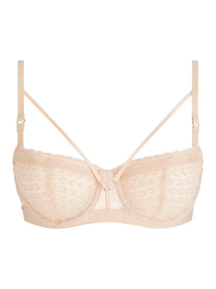 Chantelle - Monogram Half-Cup Balcony Bra Golden Beige