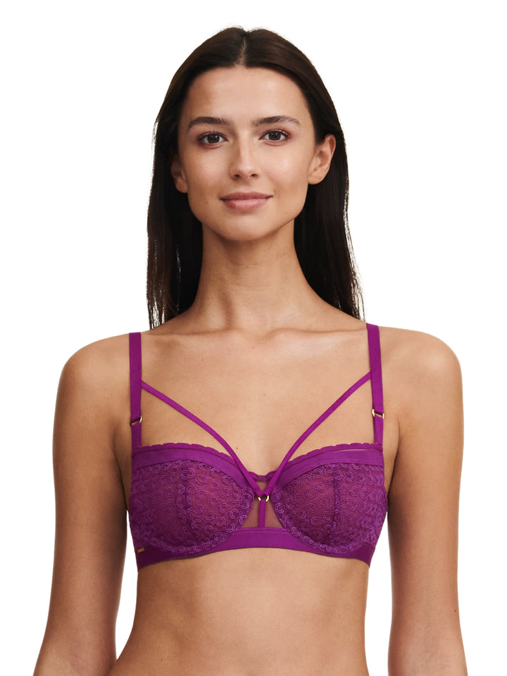 Chantelle - Monogram Half-Cup Balcony Bra Ultraviolet