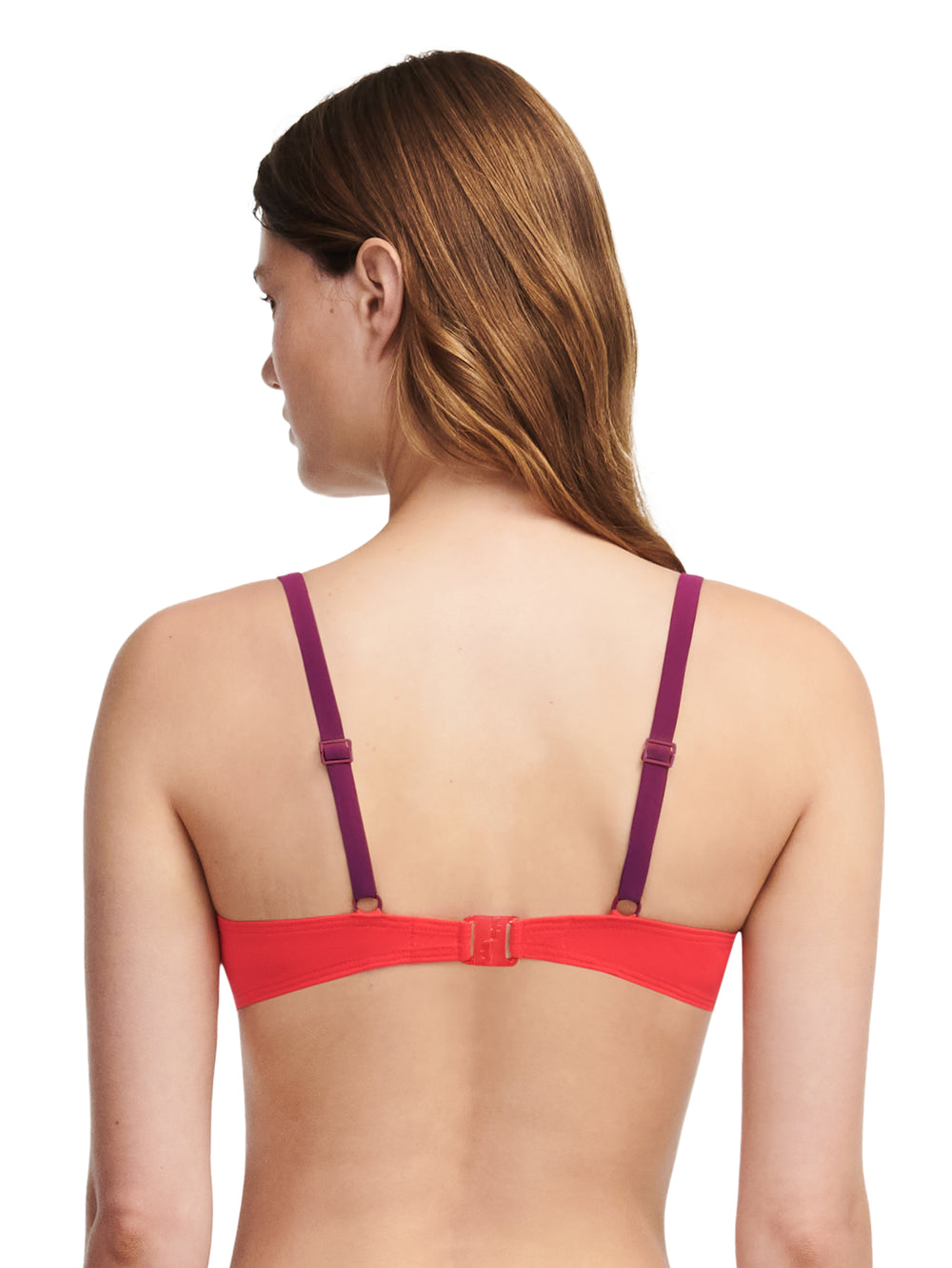 Chantelle Swimwear - Authentic Half-Cup Memory Bikini Rouge / Orange