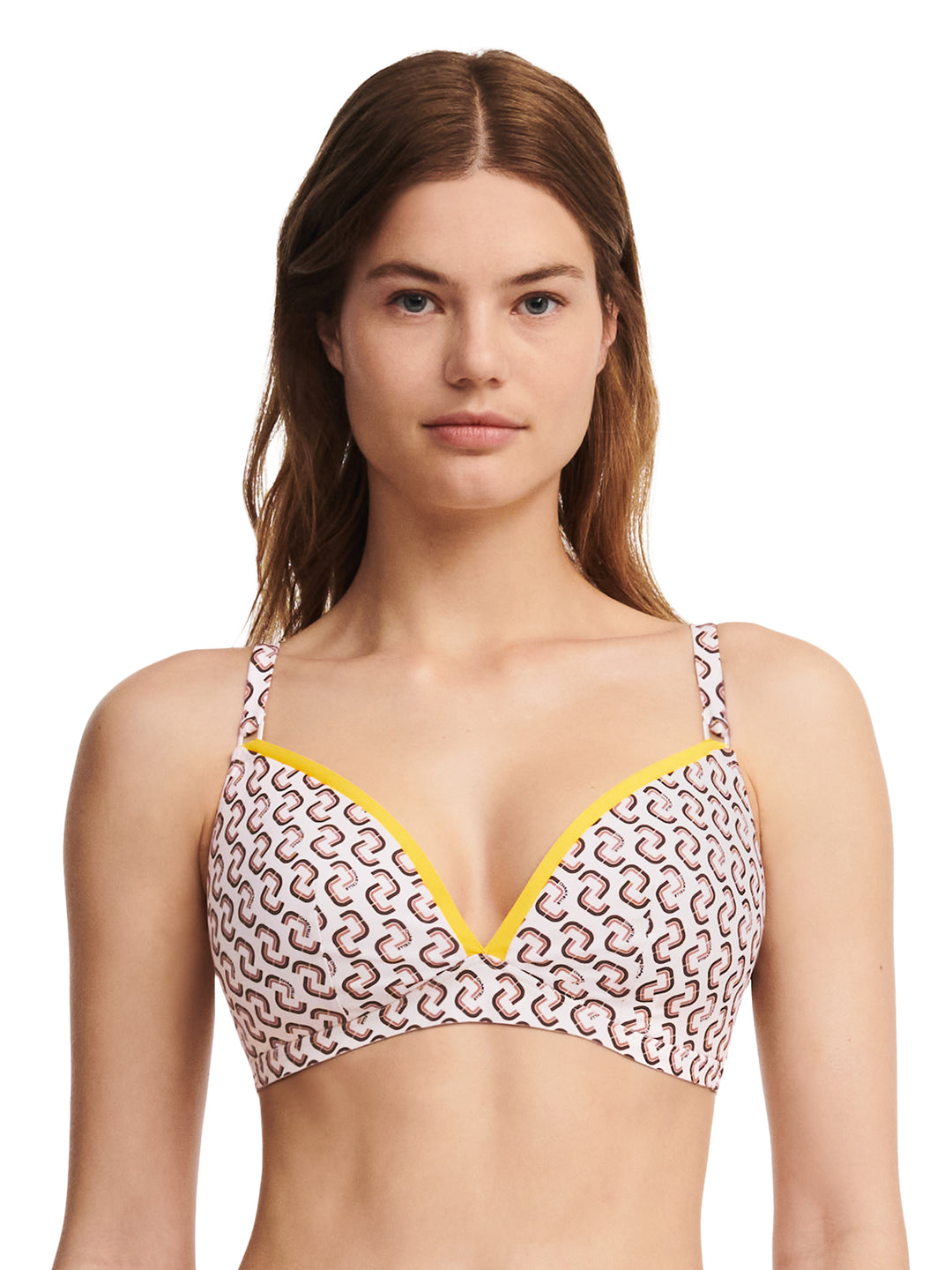 Chantelle Swimwear - Authentic Wirefree Triangle Spacer Bikini Monogram