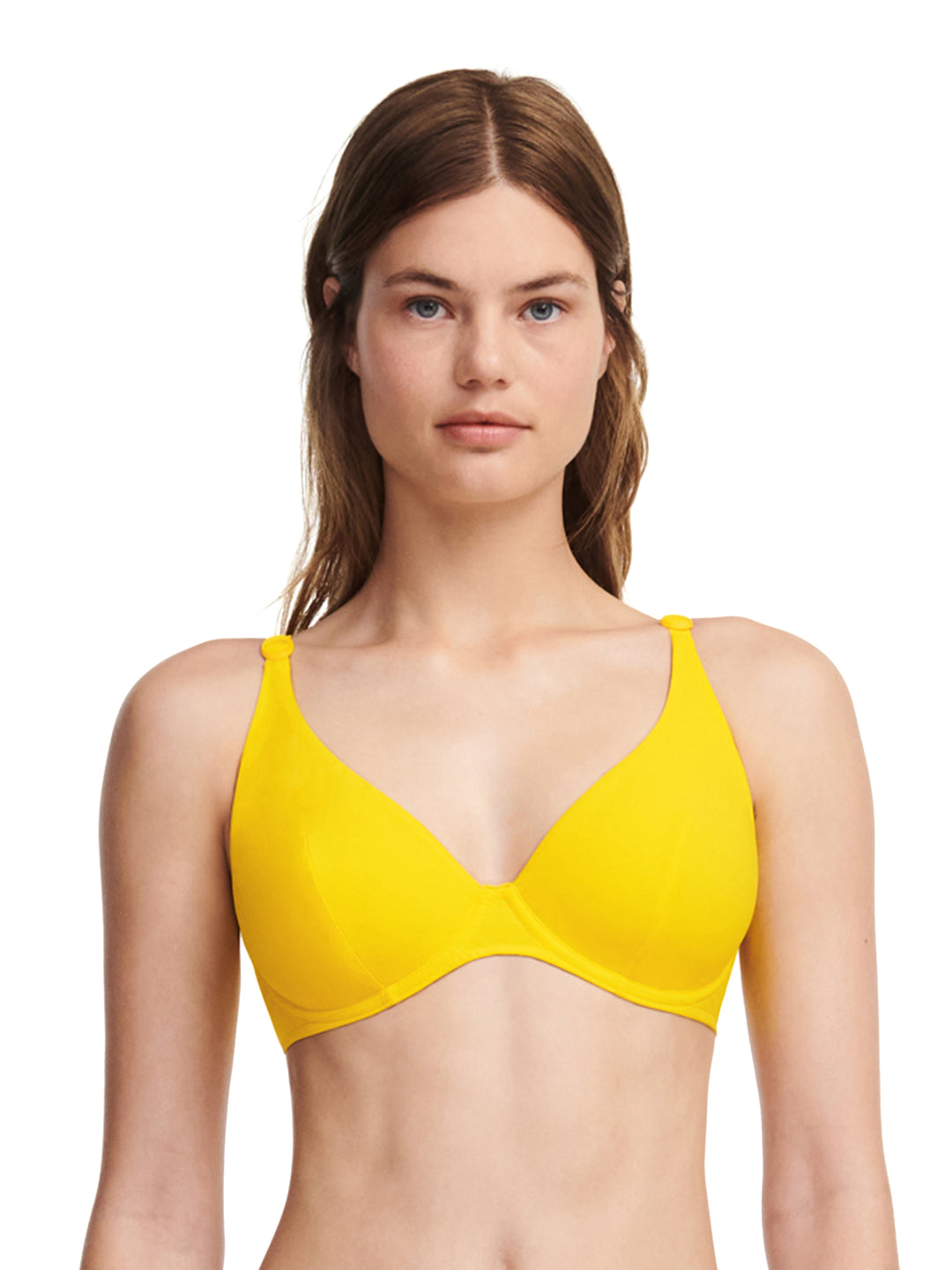 Chantelle Swimwear - Celestial Plunge Underwired Bra Lemon yellow