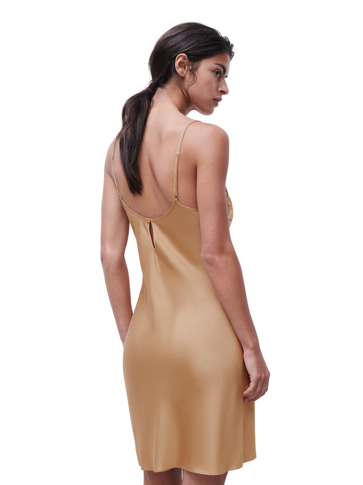 Chantelle - Fleurs Nightdress Toffee Sequins