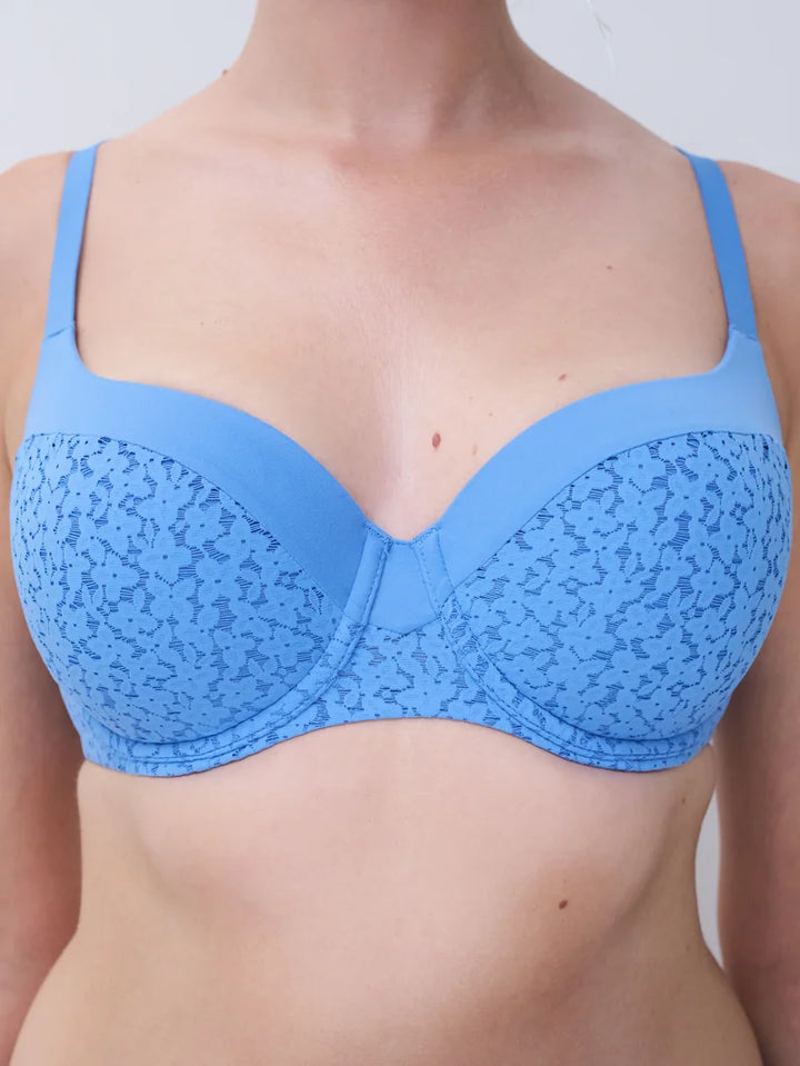 Chantelle EasyFeel - Norah Underwired Covering Bra Antoinette Blue