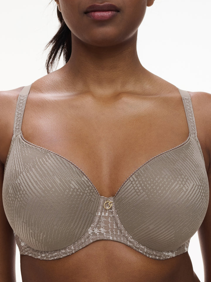 Chantelle - Intrigue Covering Memory Bra Safari Grey