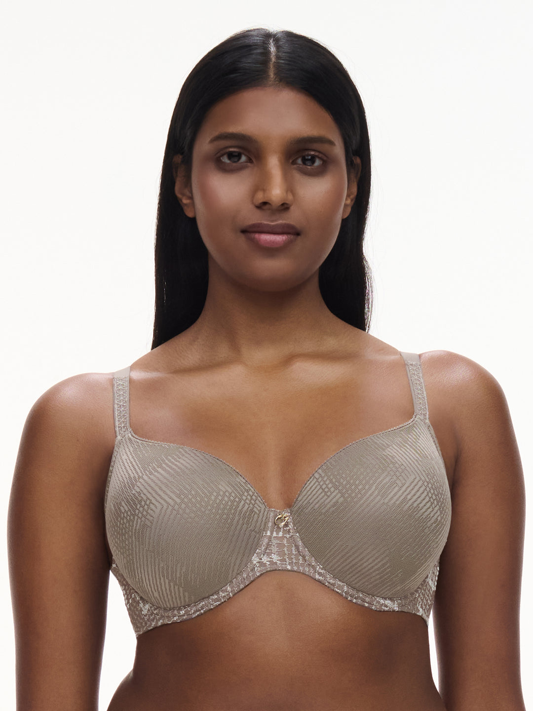 Chantelle - Intrigue Covering Memory Bra Safari Grey