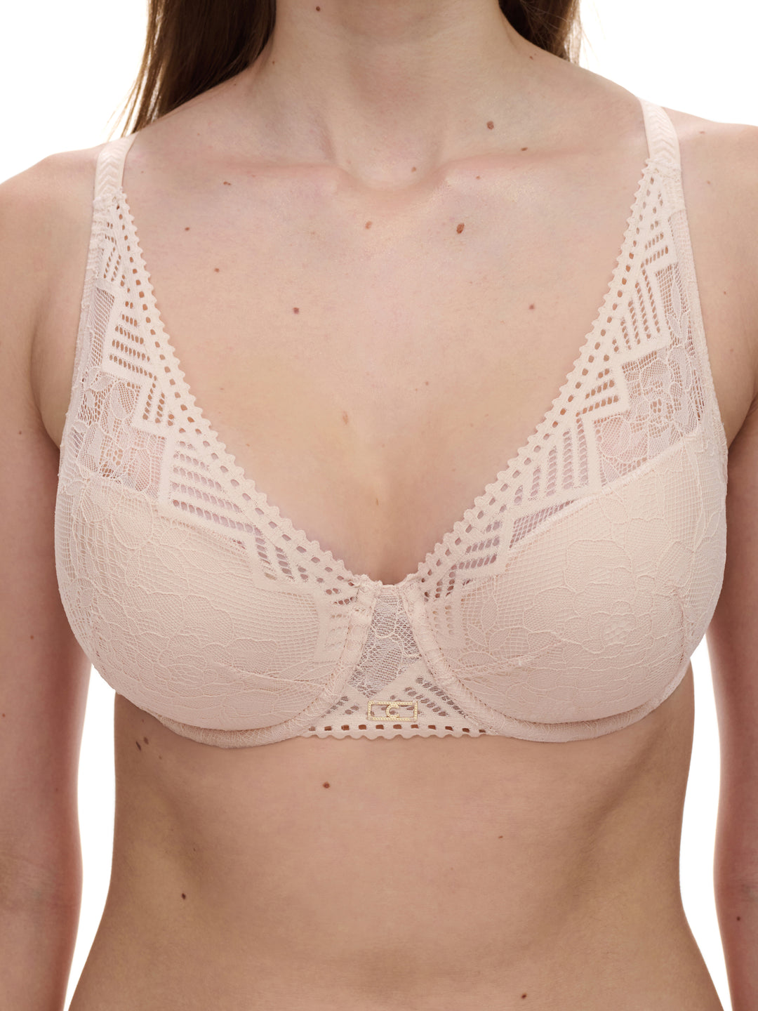 Chantelle - Origins Plunge Spacer Bra Golden Beige