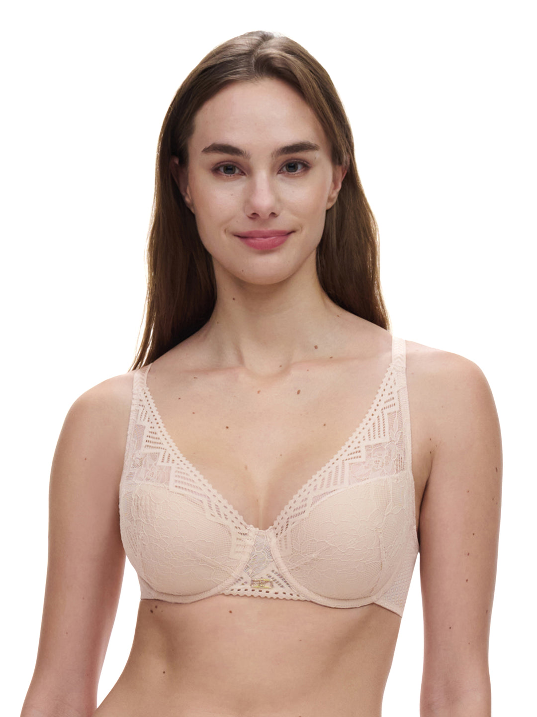Chantelle - Origins Plunge Spacer Bra Golden Beige