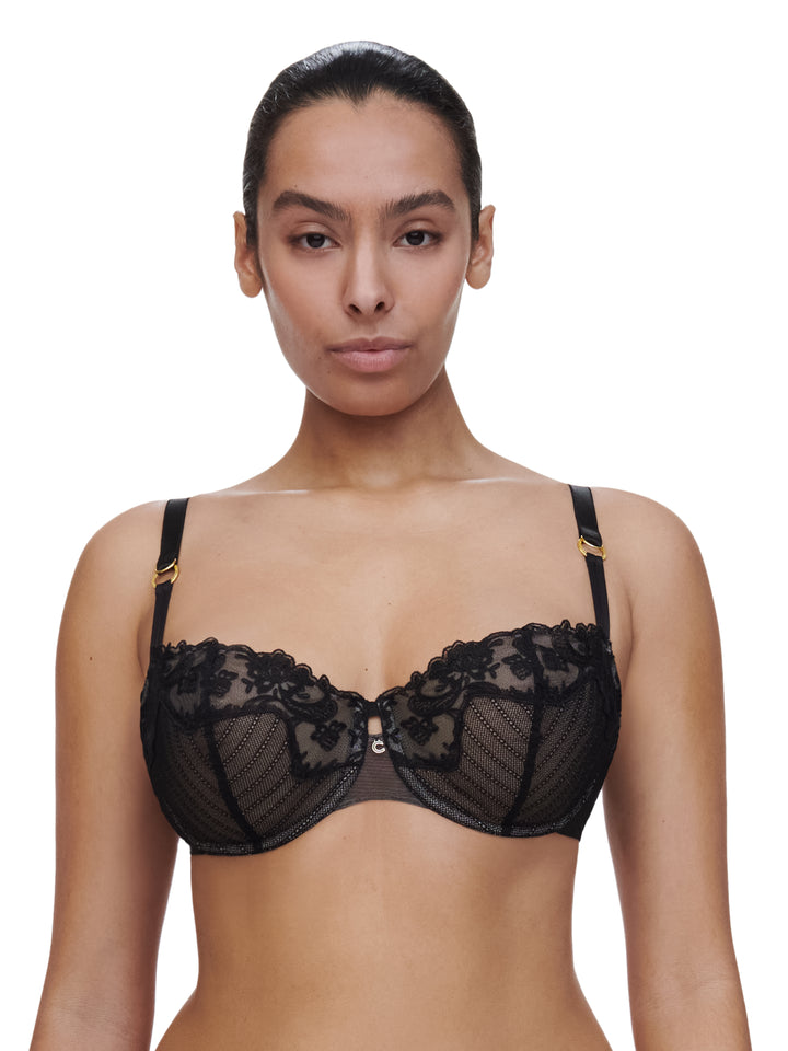 Chantelle - Cabaret Sauvage Half-Cup Balcony Bra Black