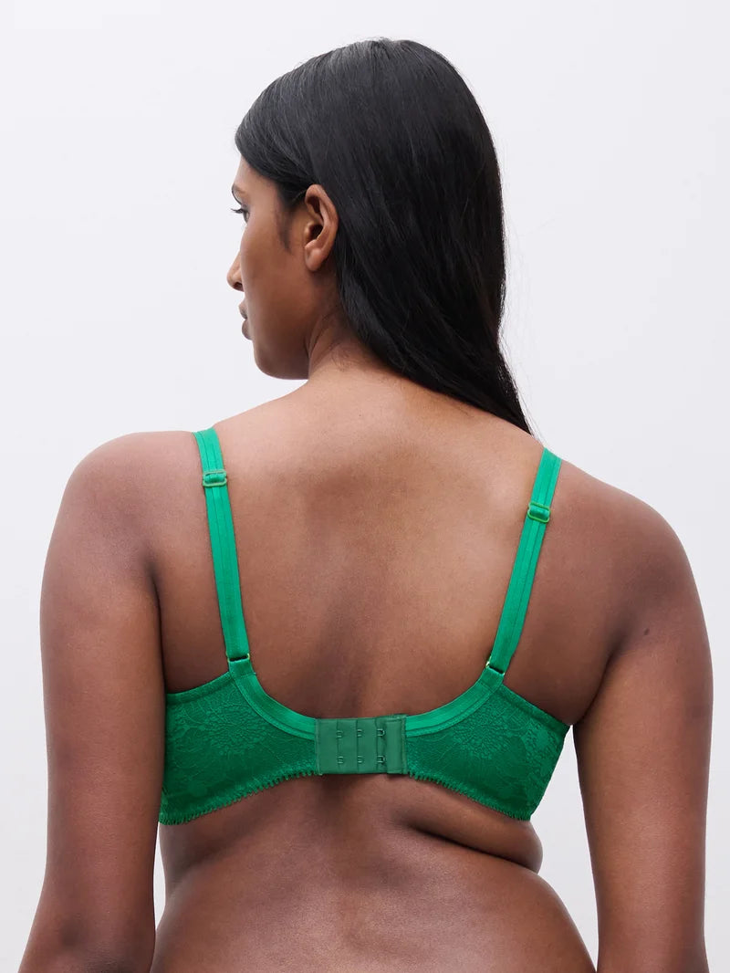 Chantelle - Day To Night Very Covering Underwired Bra Racing Green