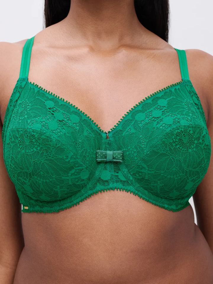 Chantelle - Day To Night Very Covering Underwired Bra Racing Green