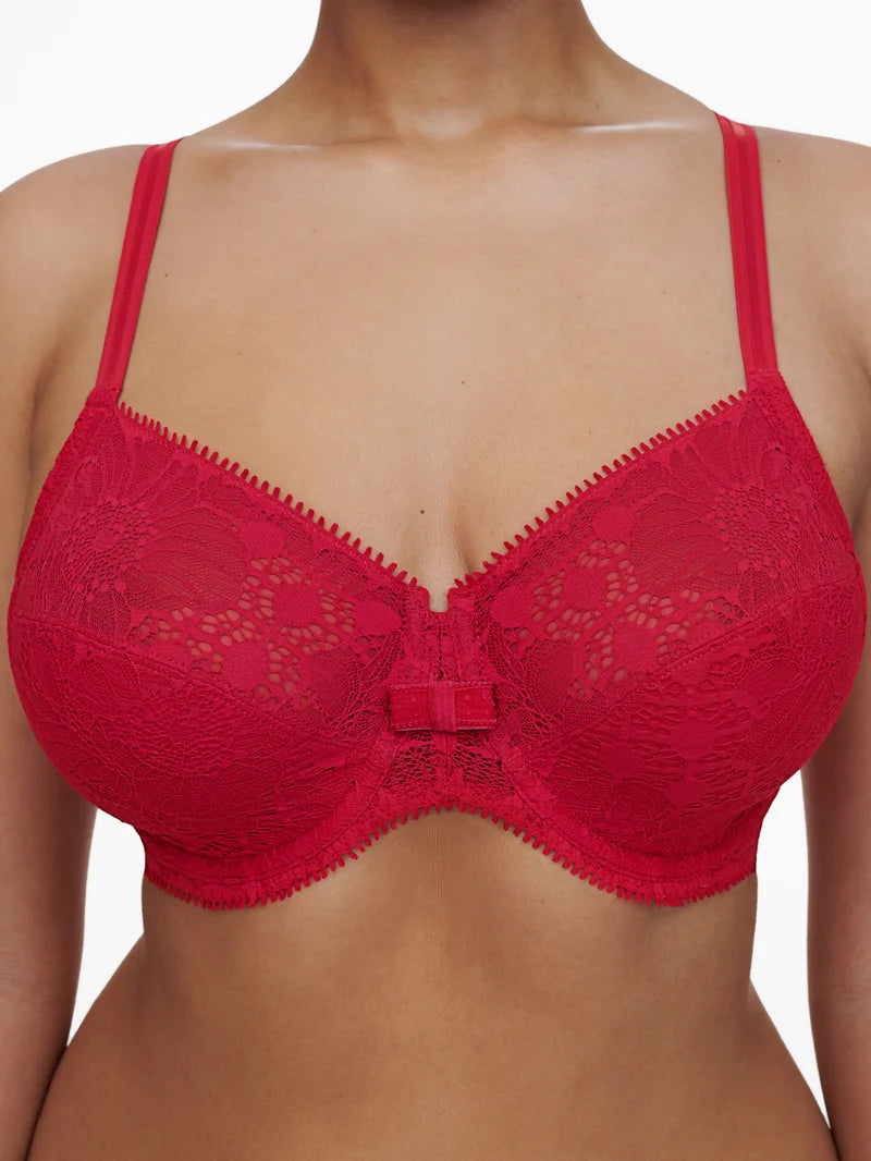 Chantelle - Day To Night Covering Underwired Bra Poppy Red