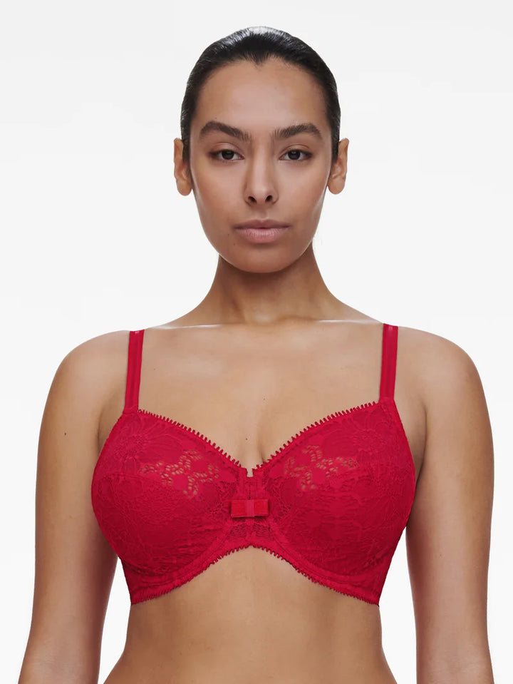 Chantelle - Day To Night Covering Underwired Bra Poppy Red