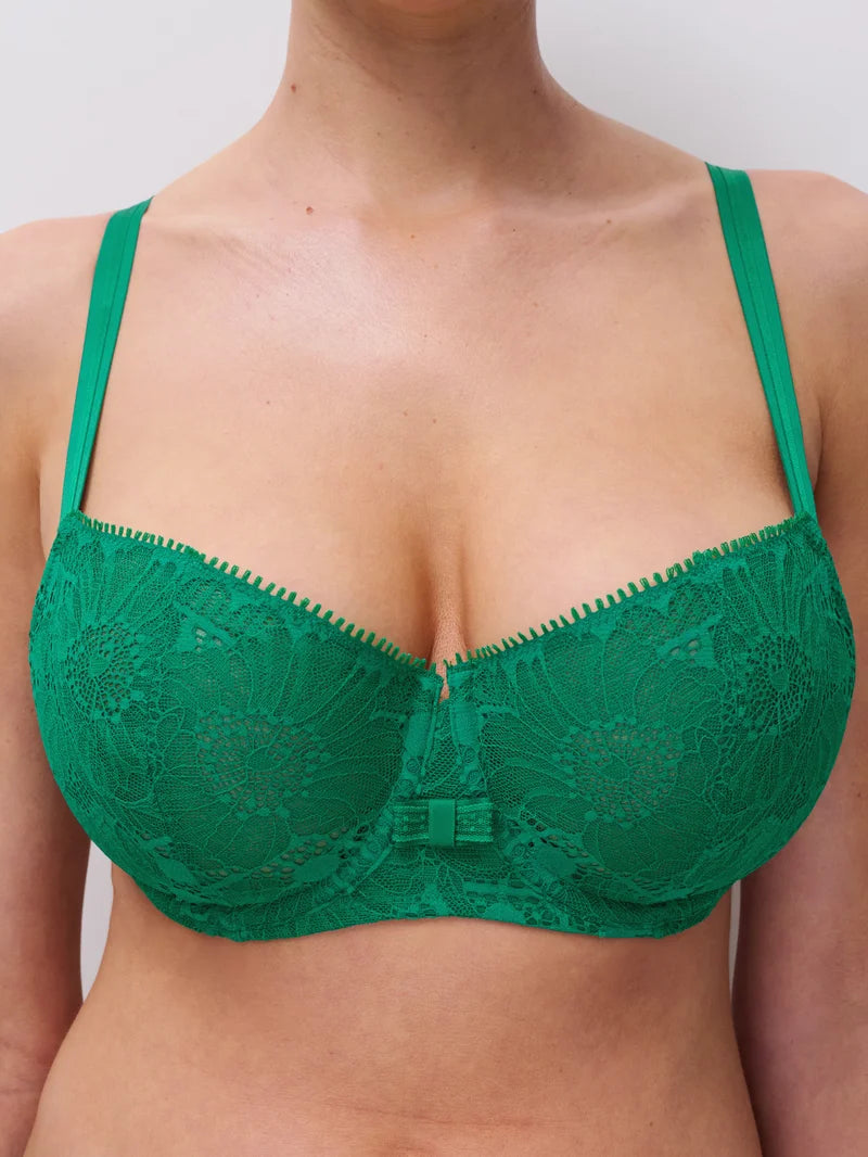 Chantelle - Day To Night Half-Cup Bra Racing Green