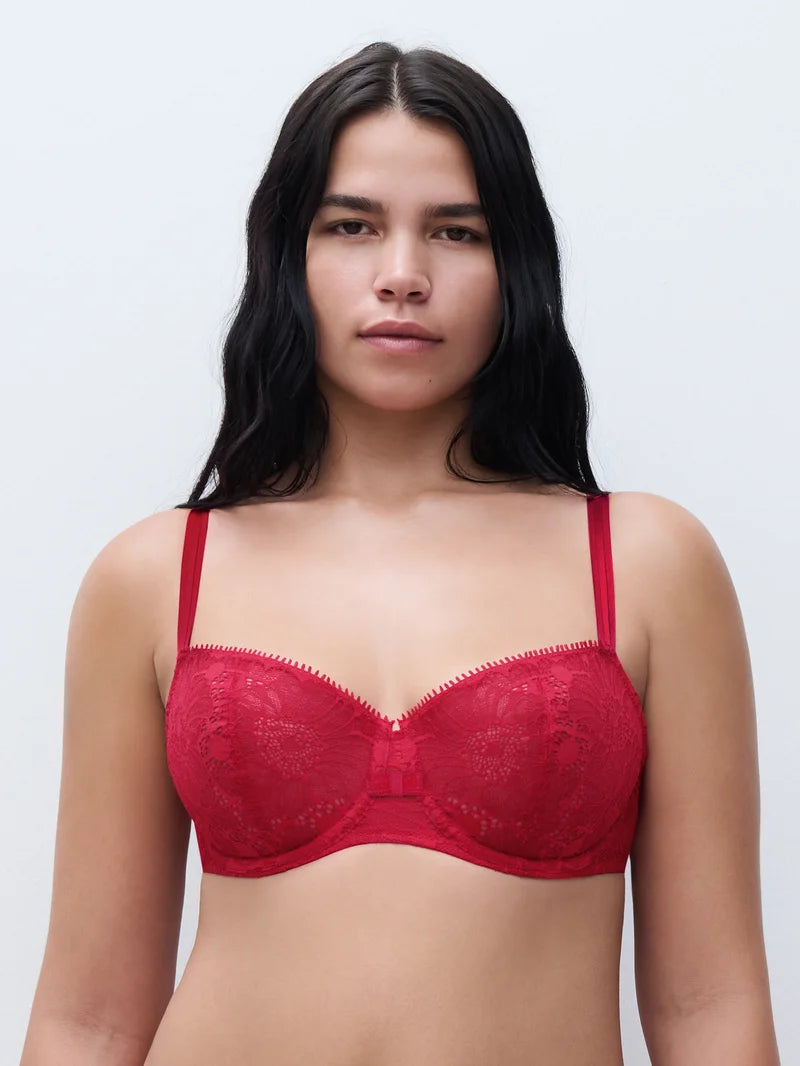 Chantelle - Day To Night Half-Cup Bra Poppy Red