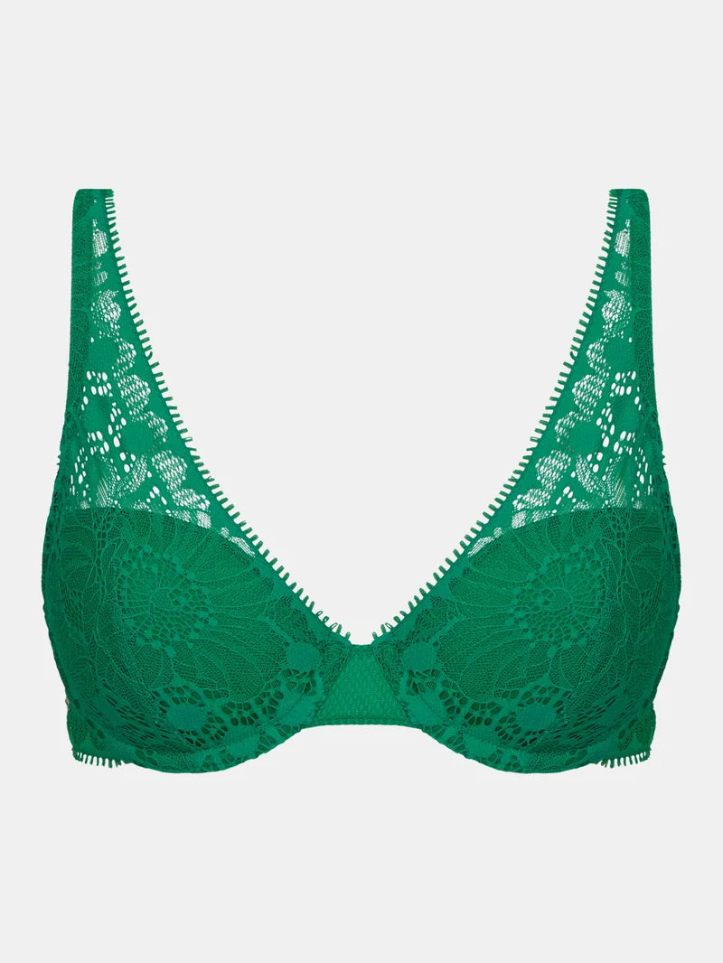 Chantelle - Day To Night Plunge Spacer Bra Racing Green