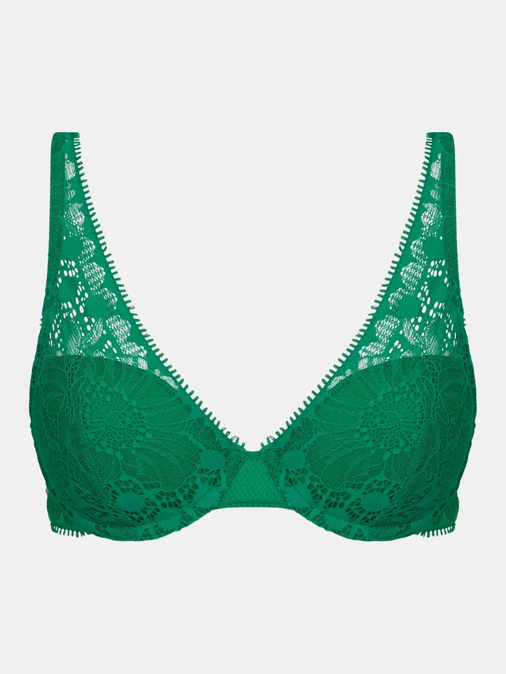 Chantelle - Day To Night Plunge Spacer Bra Racing Green