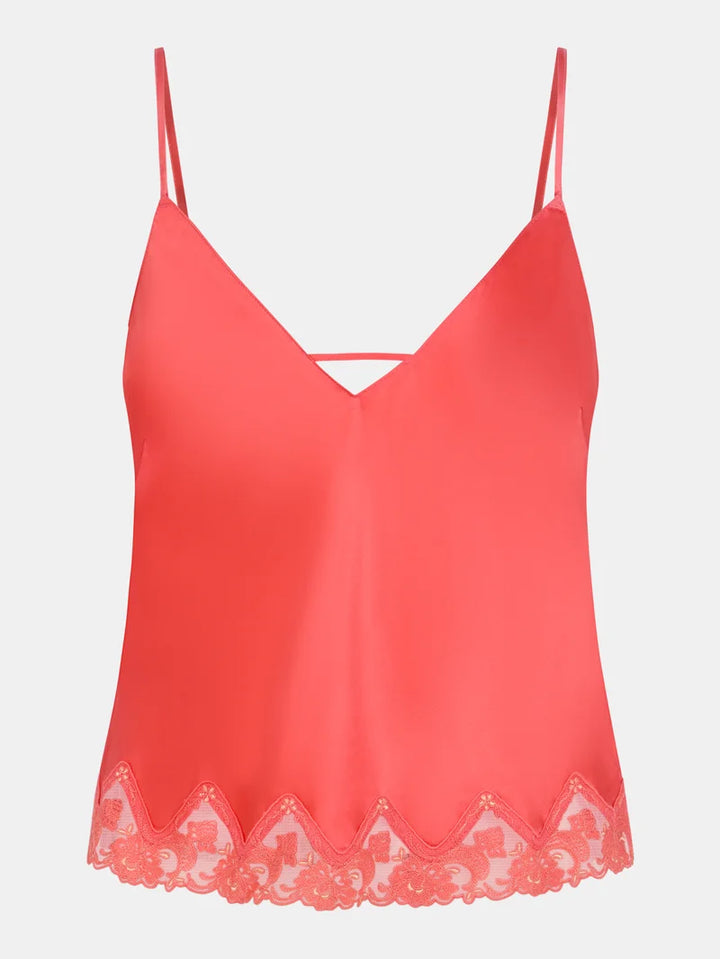 Chantelle - Cabaret Sauvage Camisole Coral / Sunflower Yellow