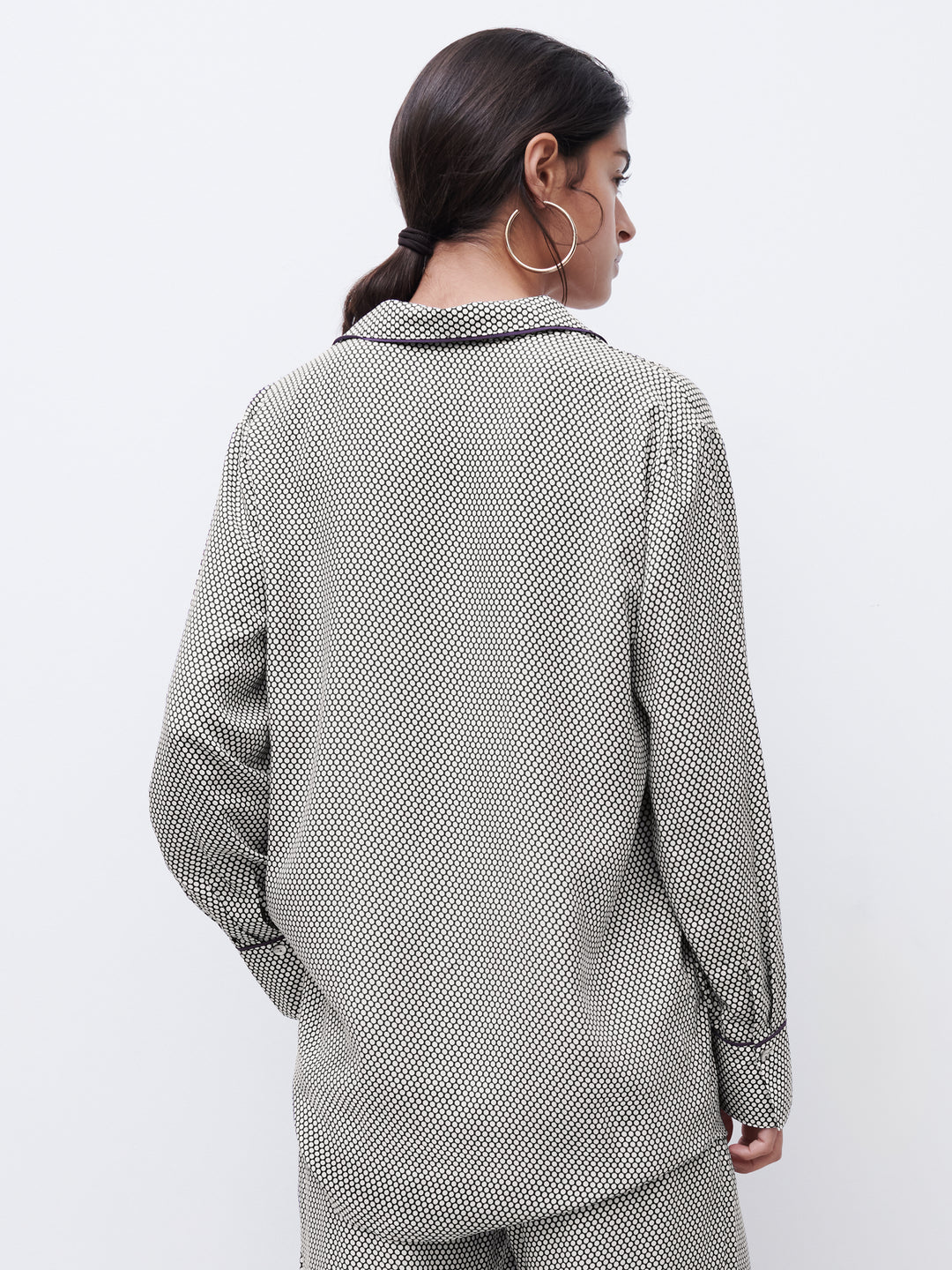 Chantelle - Billie Ls Shirt Beige Dots